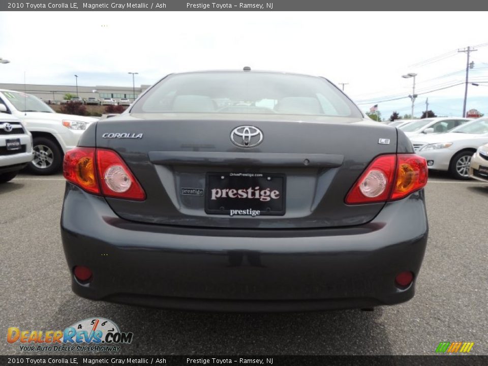 2010 Toyota Corolla LE Magnetic Gray Metallic / Ash Photo #5