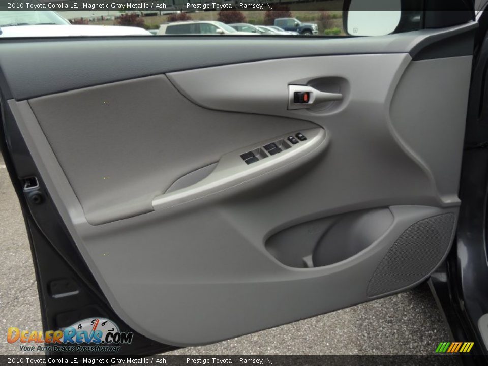 2010 Toyota Corolla LE Magnetic Gray Metallic / Ash Photo #6