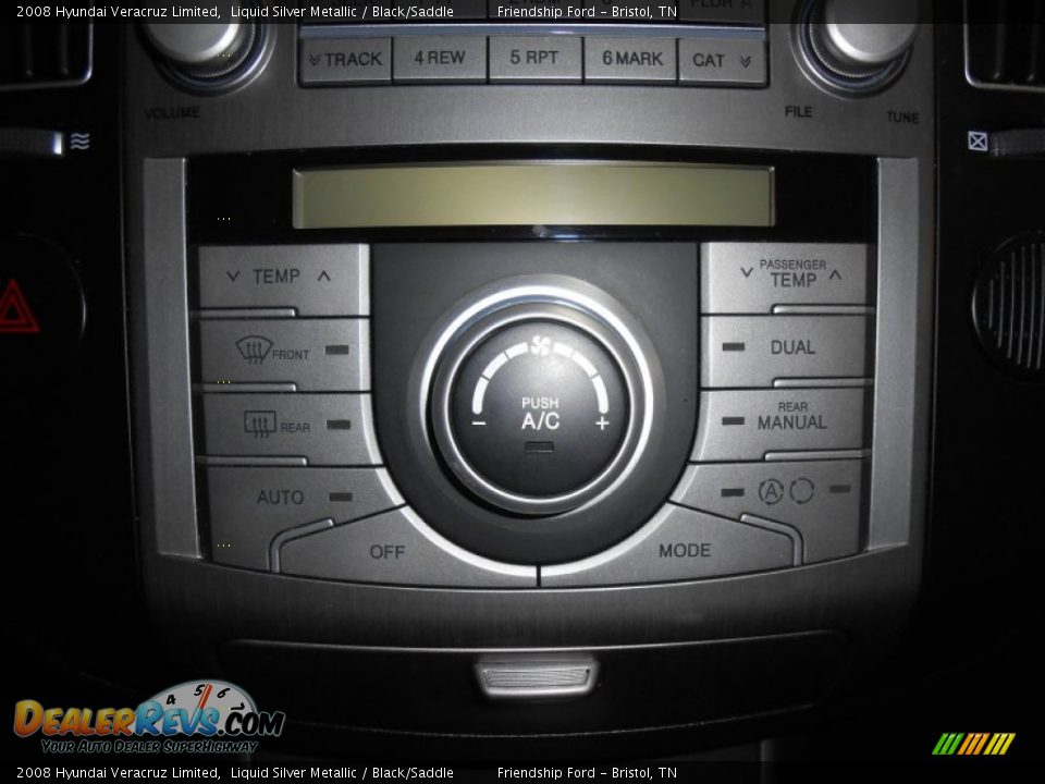 2008 Hyundai Veracruz Limited Liquid Silver Metallic / Black/Saddle Photo #28