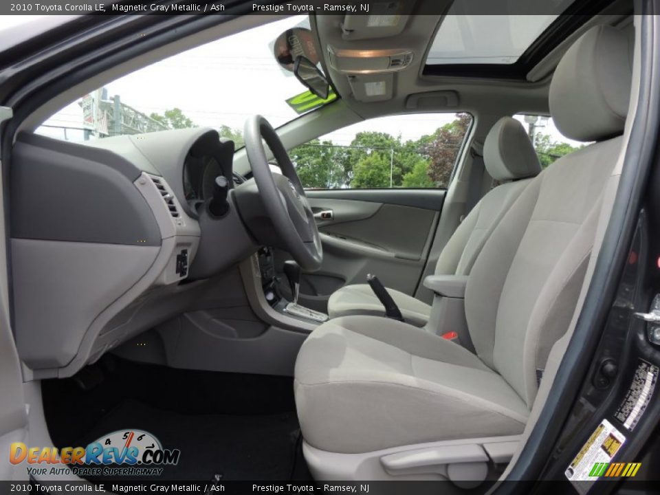 2010 Toyota Corolla LE Magnetic Gray Metallic / Ash Photo #7