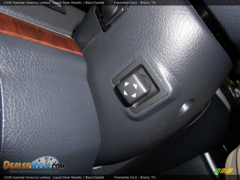 2008 Hyundai Veracruz Limited Liquid Silver Metallic / Black/Saddle Photo #33