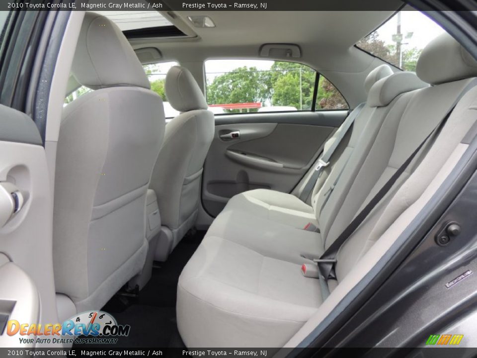 2010 Toyota Corolla LE Magnetic Gray Metallic / Ash Photo #12