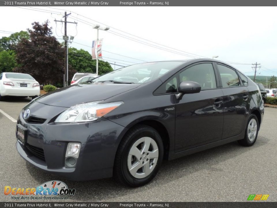 2011 Toyota Prius Hybrid II Winter Gray Metallic / Misty Gray Photo #3
