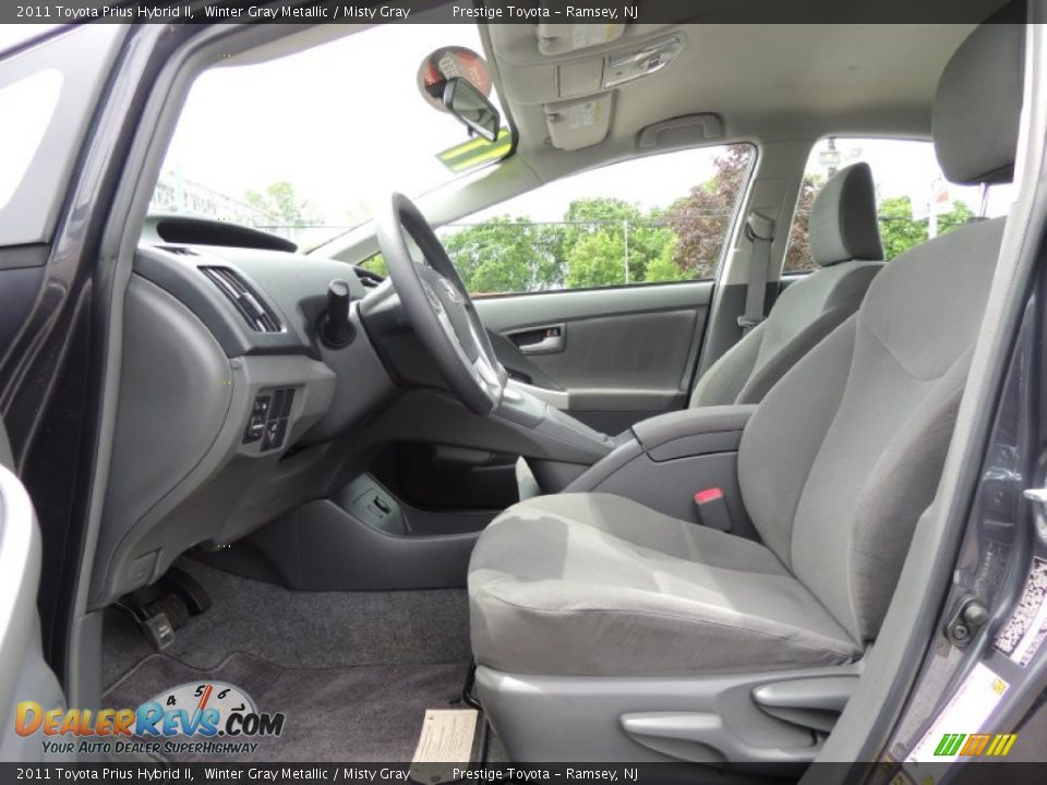 2011 Toyota Prius Hybrid II Winter Gray Metallic / Misty Gray Photo #7