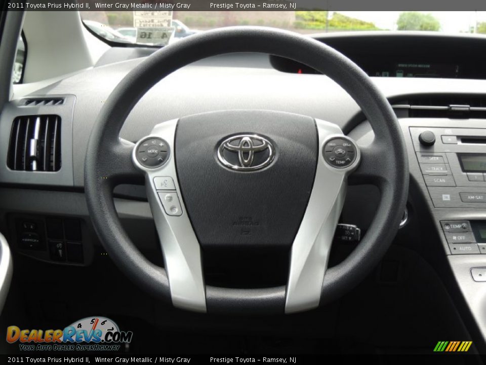 2011 Toyota Prius Hybrid II Winter Gray Metallic / Misty Gray Photo #9