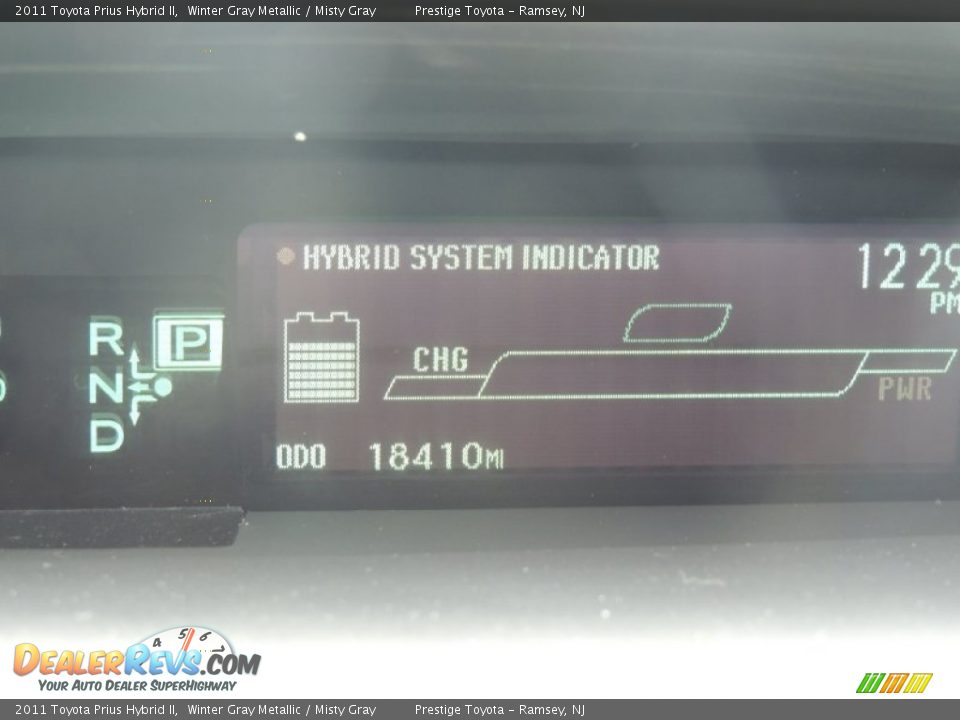 2011 Toyota Prius Hybrid II Winter Gray Metallic / Misty Gray Photo #10