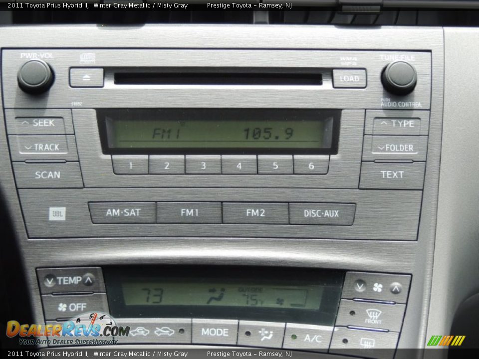 2011 Toyota Prius Hybrid II Winter Gray Metallic / Misty Gray Photo #11