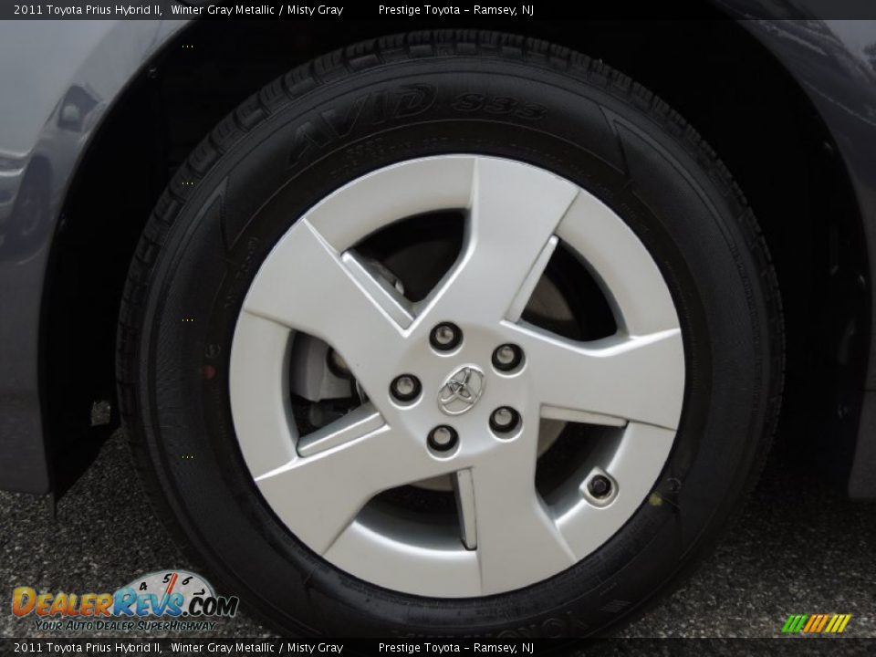 2011 Toyota Prius Hybrid II Winter Gray Metallic / Misty Gray Photo #14