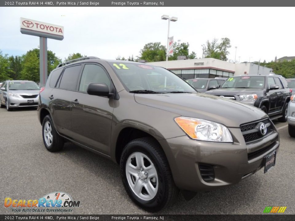 2012 Toyota RAV4 I4 4WD Pyrite Mica / Sand Beige Photo #1