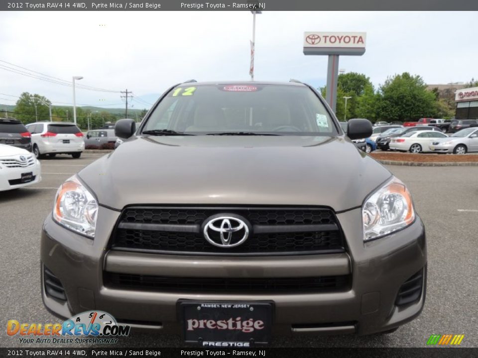 2012 Toyota RAV4 I4 4WD Pyrite Mica / Sand Beige Photo #2