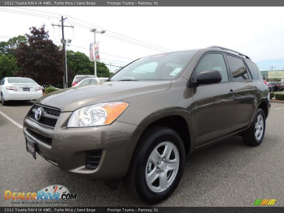 2012 Toyota RAV4 I4 4WD Pyrite Mica / Sand Beige Photo #3
