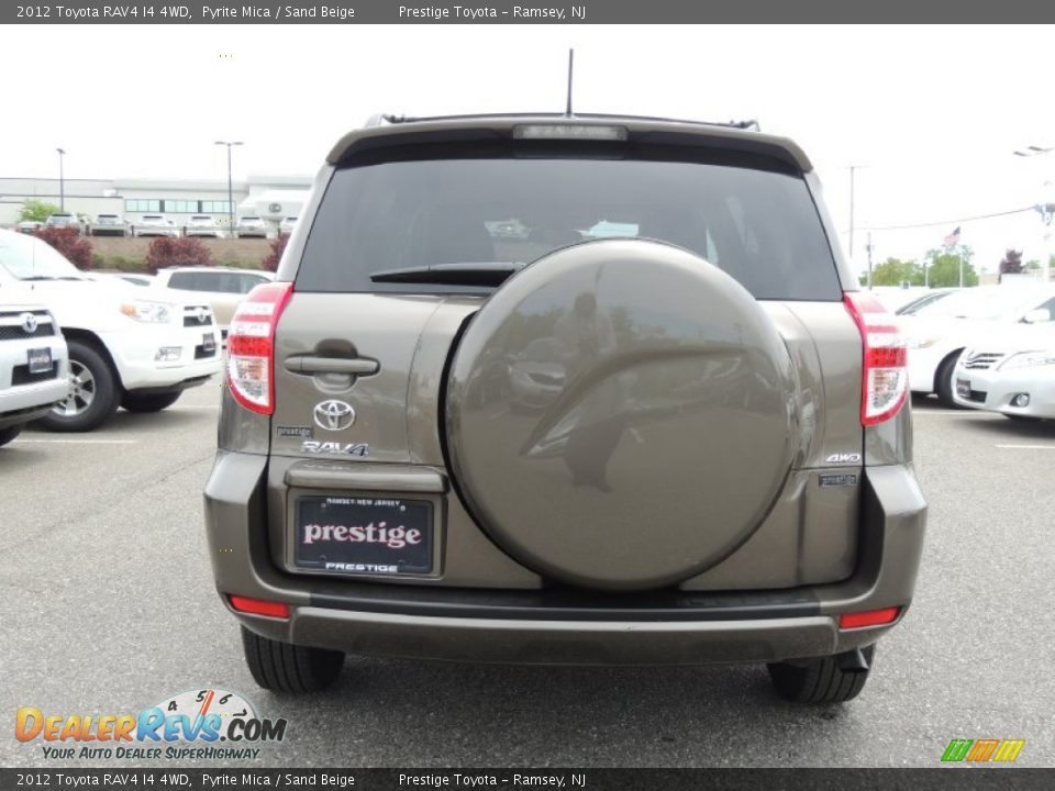 2012 Toyota RAV4 I4 4WD Pyrite Mica / Sand Beige Photo #5