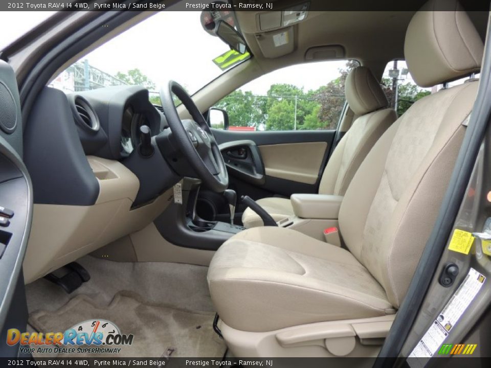 2012 Toyota RAV4 I4 4WD Pyrite Mica / Sand Beige Photo #7