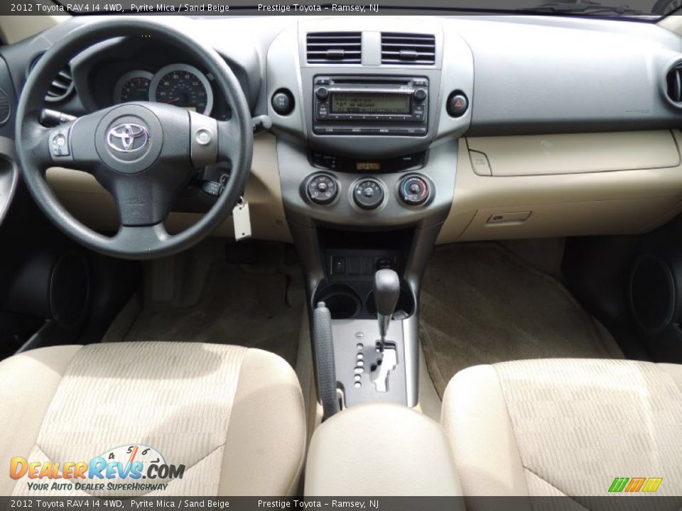 2012 Toyota RAV4 I4 4WD Pyrite Mica / Sand Beige Photo #8