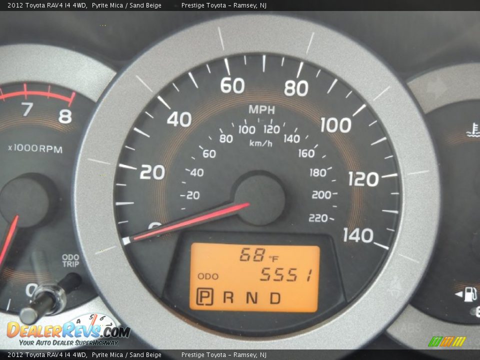 2012 Toyota RAV4 I4 4WD Pyrite Mica / Sand Beige Photo #10