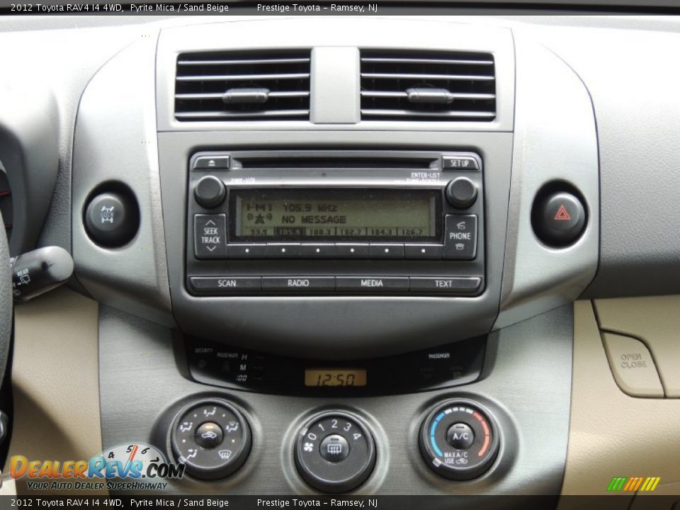 2012 Toyota RAV4 I4 4WD Pyrite Mica / Sand Beige Photo #11