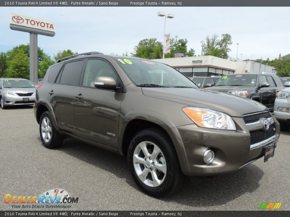 2010 Toyota RAV4 Limited V6 4WD Pyrite Metallic / Sand Beige Photo #1
