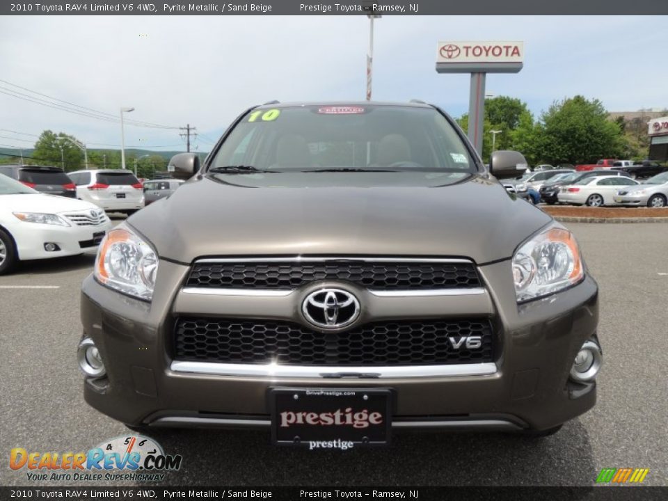 2010 Toyota RAV4 Limited V6 4WD Pyrite Metallic / Sand Beige Photo #2