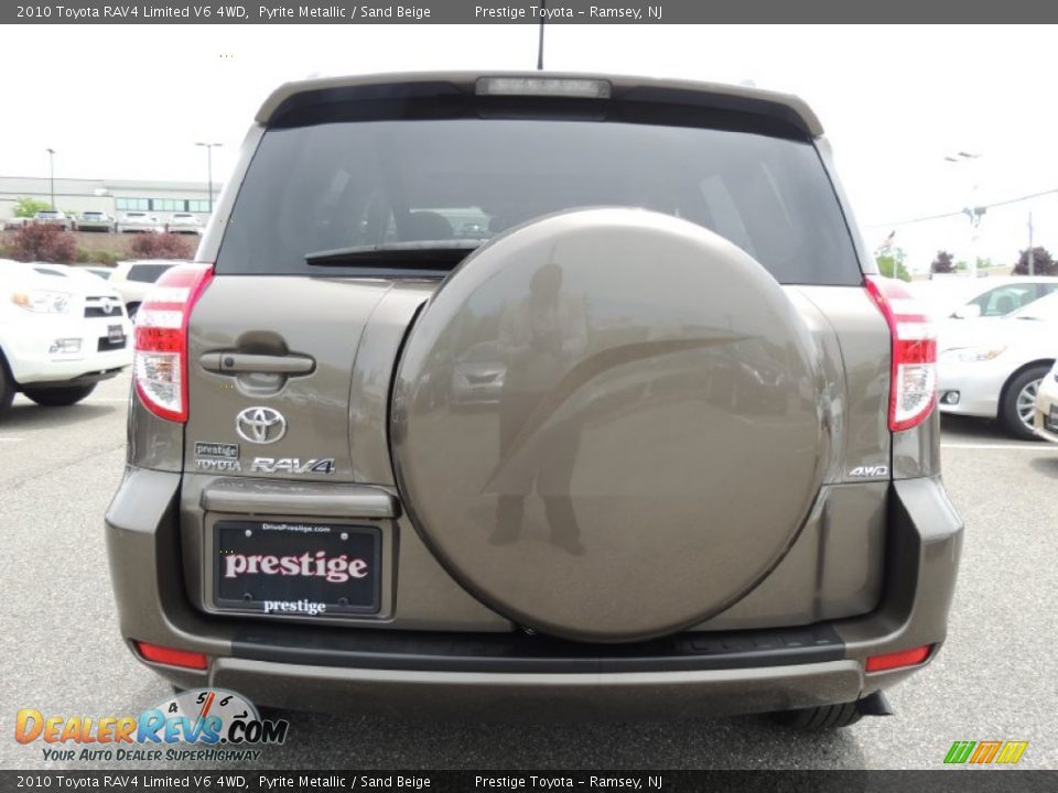 2010 Toyota RAV4 Limited V6 4WD Pyrite Metallic / Sand Beige Photo #5