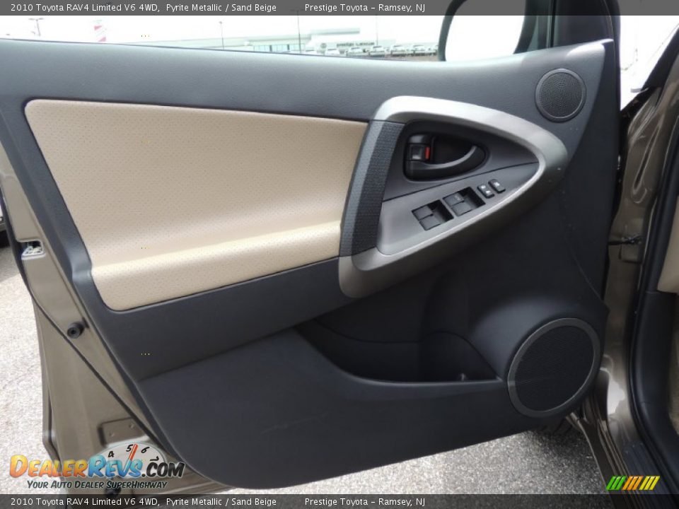 2010 Toyota RAV4 Limited V6 4WD Pyrite Metallic / Sand Beige Photo #6
