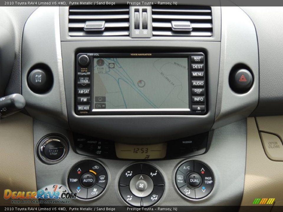 2010 Toyota RAV4 Limited V6 4WD Pyrite Metallic / Sand Beige Photo #11