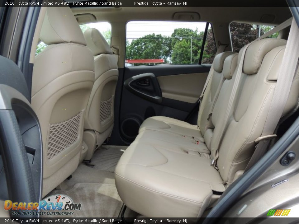 2010 Toyota RAV4 Limited V6 4WD Pyrite Metallic / Sand Beige Photo #13