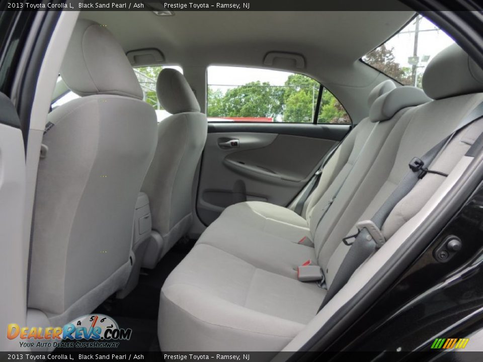 2013 Toyota Corolla L Black Sand Pearl / Ash Photo #13