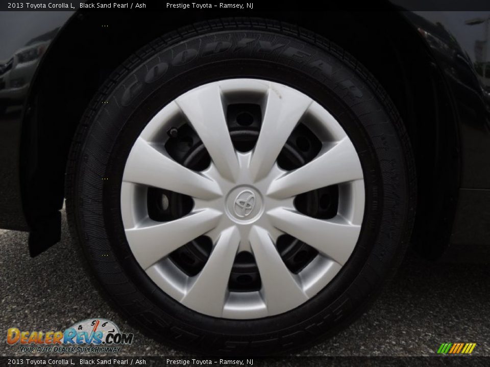 2013 Toyota Corolla L Black Sand Pearl / Ash Photo #14