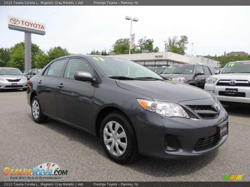 2013 Toyota Corolla L Magnetic Gray Metallic / Ash Photo #1