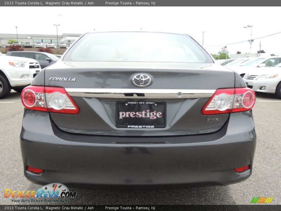 2013 Toyota Corolla L Magnetic Gray Metallic / Ash Photo #5