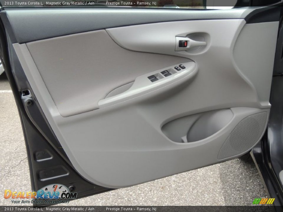 2013 Toyota Corolla L Magnetic Gray Metallic / Ash Photo #6