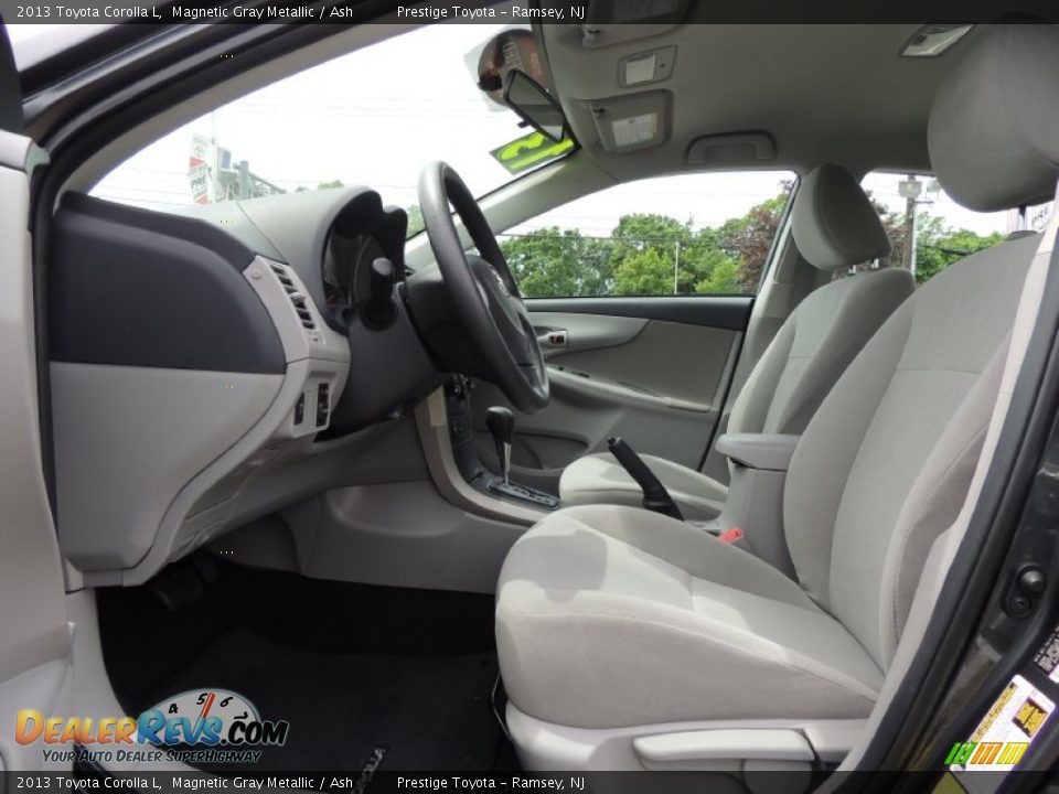 2013 Toyota Corolla L Magnetic Gray Metallic / Ash Photo #7