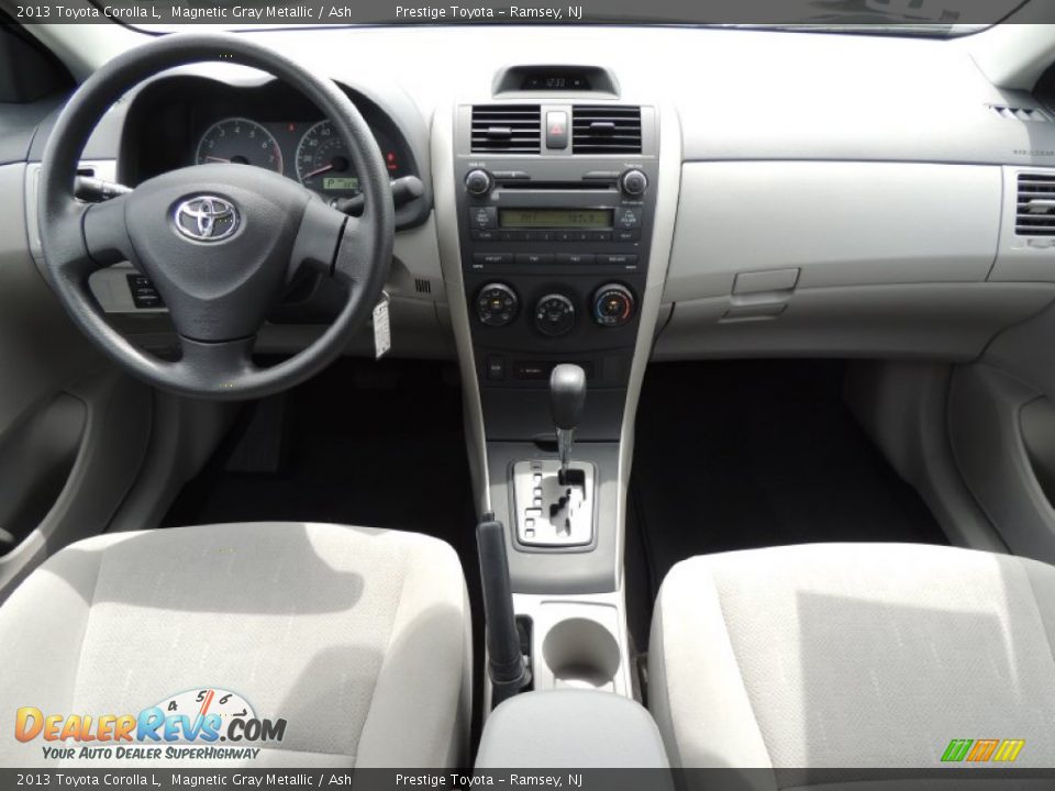 2013 Toyota Corolla L Magnetic Gray Metallic / Ash Photo #8