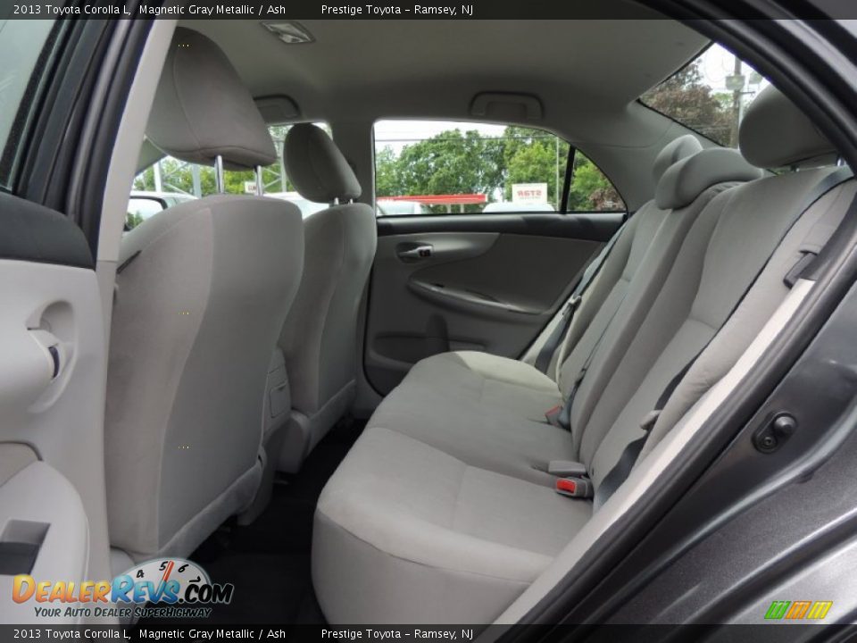 2013 Toyota Corolla L Magnetic Gray Metallic / Ash Photo #13