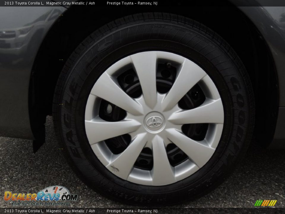 2013 Toyota Corolla L Magnetic Gray Metallic / Ash Photo #14