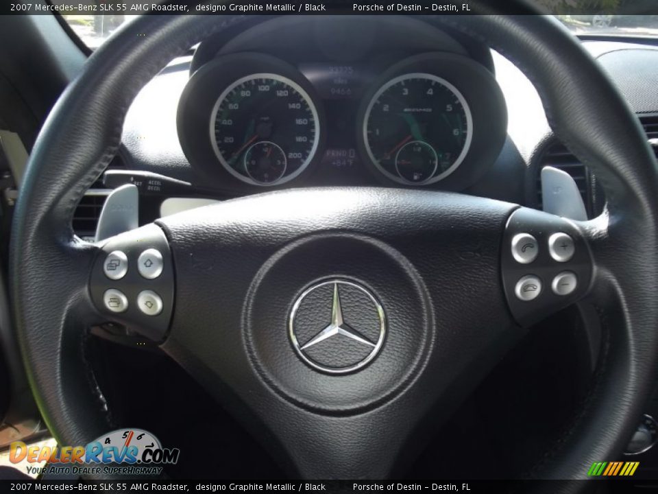 2007 Mercedes-Benz SLK 55 AMG Roadster Steering Wheel Photo #5