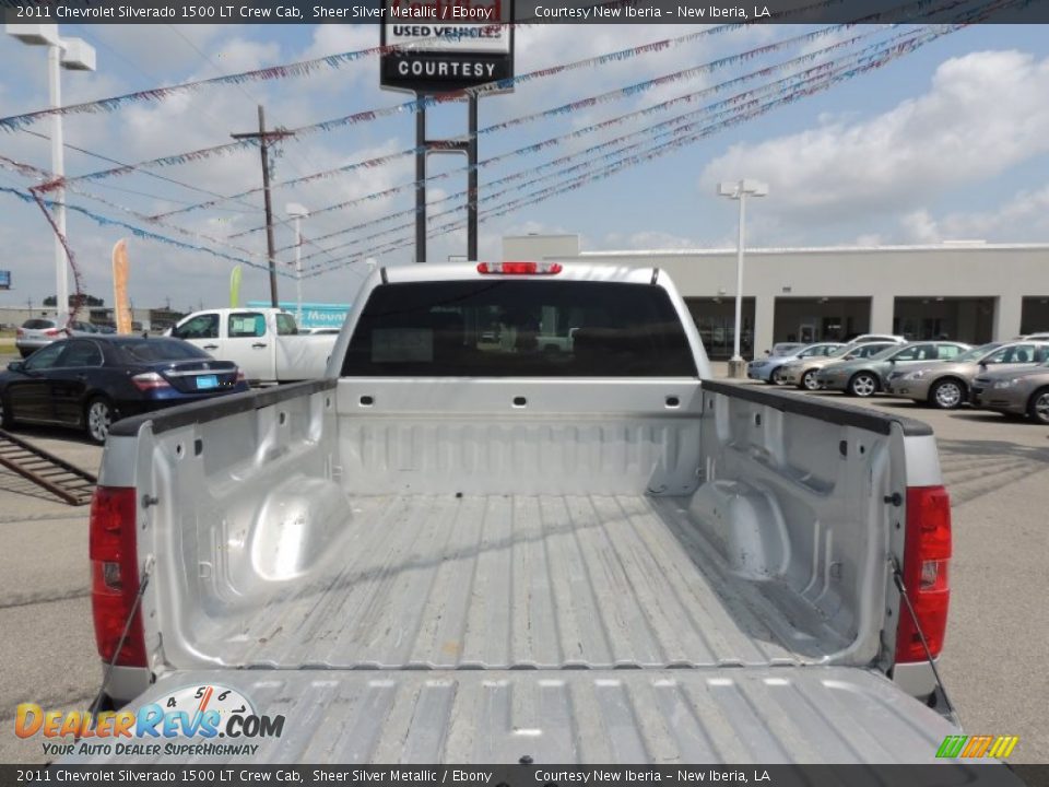2011 Chevrolet Silverado 1500 LT Crew Cab Sheer Silver Metallic / Ebony Photo #4
