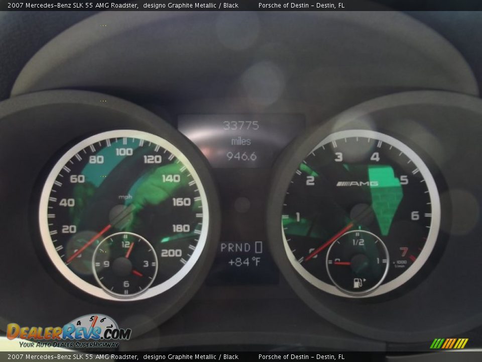 2007 Mercedes-Benz SLK 55 AMG Roadster Gauges Photo #6