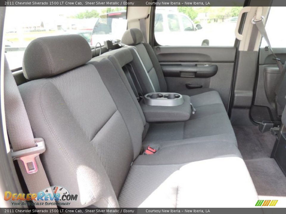 2011 Chevrolet Silverado 1500 LT Crew Cab Sheer Silver Metallic / Ebony Photo #8