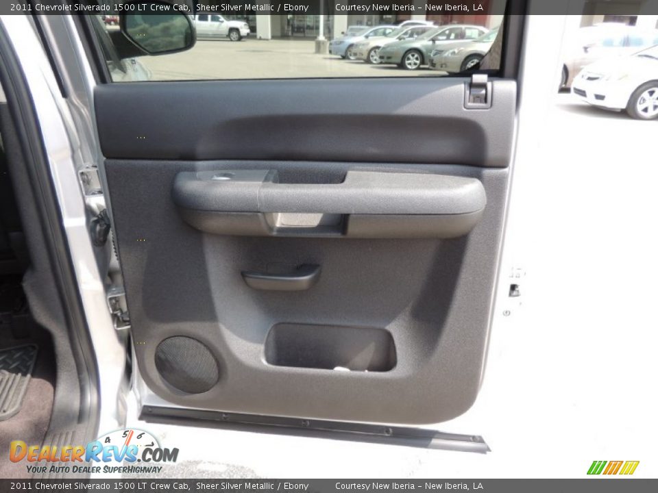 2011 Chevrolet Silverado 1500 LT Crew Cab Sheer Silver Metallic / Ebony Photo #9