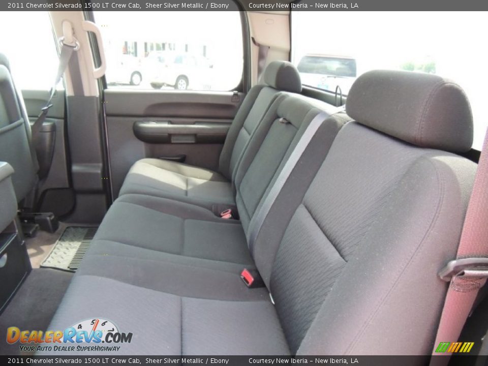 2011 Chevrolet Silverado 1500 LT Crew Cab Sheer Silver Metallic / Ebony Photo #10