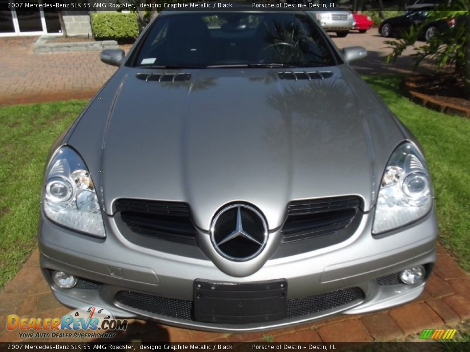 designo Graphite Metallic 2007 Mercedes-Benz SLK 55 AMG Roadster Photo #16