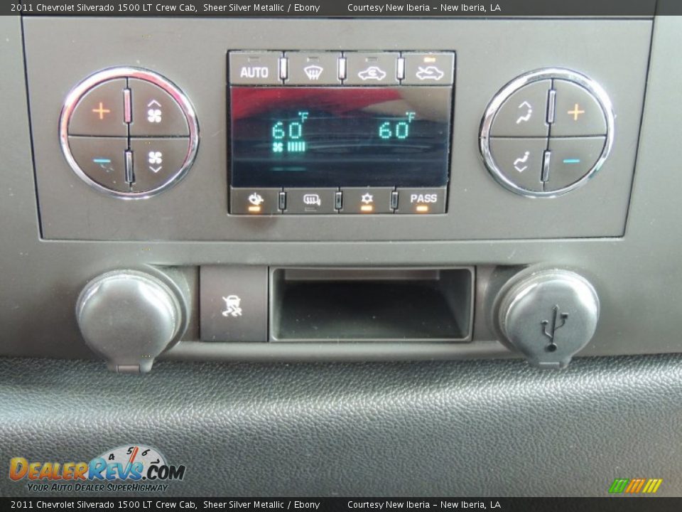 2011 Chevrolet Silverado 1500 LT Crew Cab Sheer Silver Metallic / Ebony Photo #19