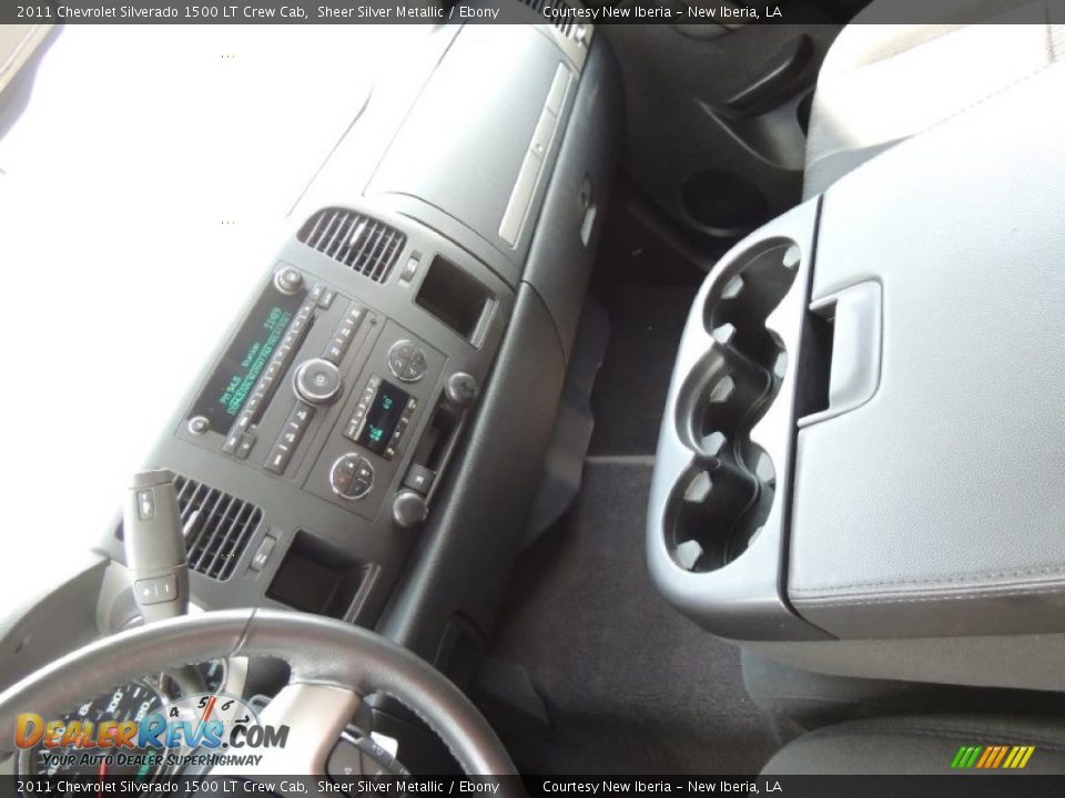 2011 Chevrolet Silverado 1500 LT Crew Cab Sheer Silver Metallic / Ebony Photo #20