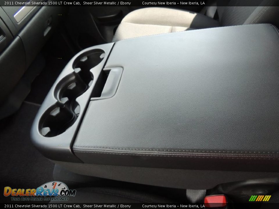 2011 Chevrolet Silverado 1500 LT Crew Cab Sheer Silver Metallic / Ebony Photo #21