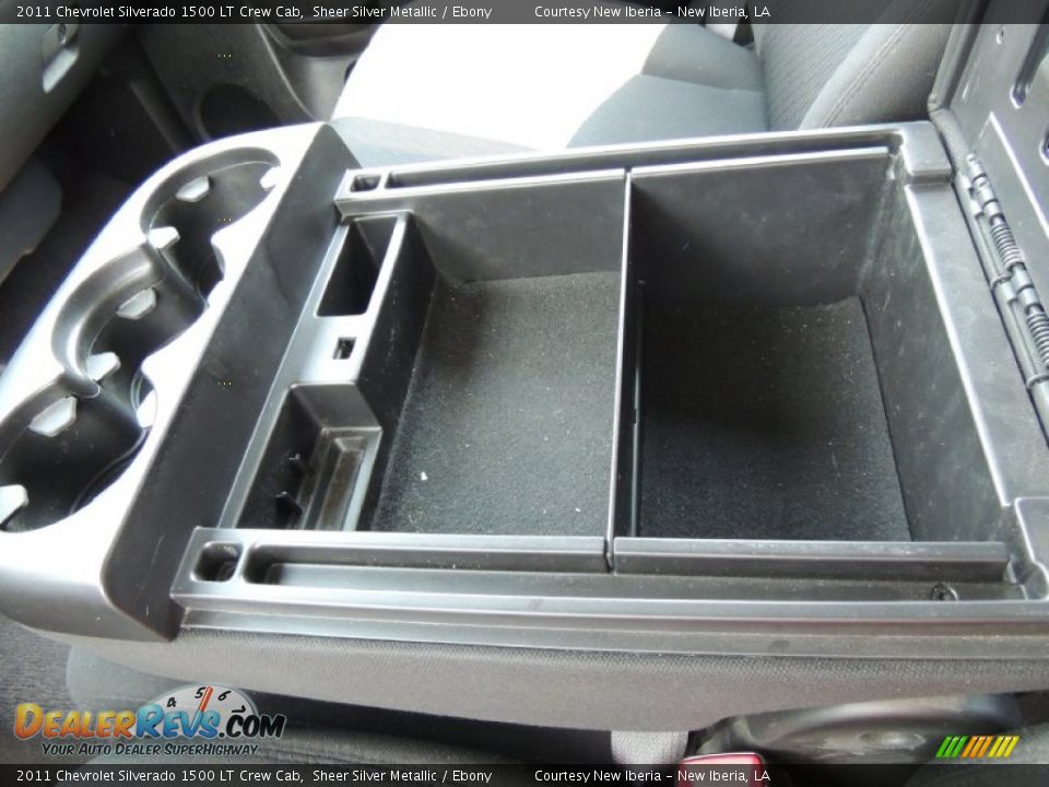 2011 Chevrolet Silverado 1500 LT Crew Cab Sheer Silver Metallic / Ebony Photo #22