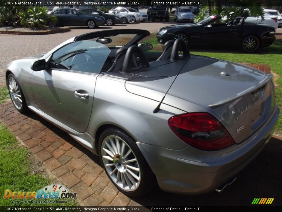 designo Graphite Metallic 2007 Mercedes-Benz SLK 55 AMG Roadster Photo #25