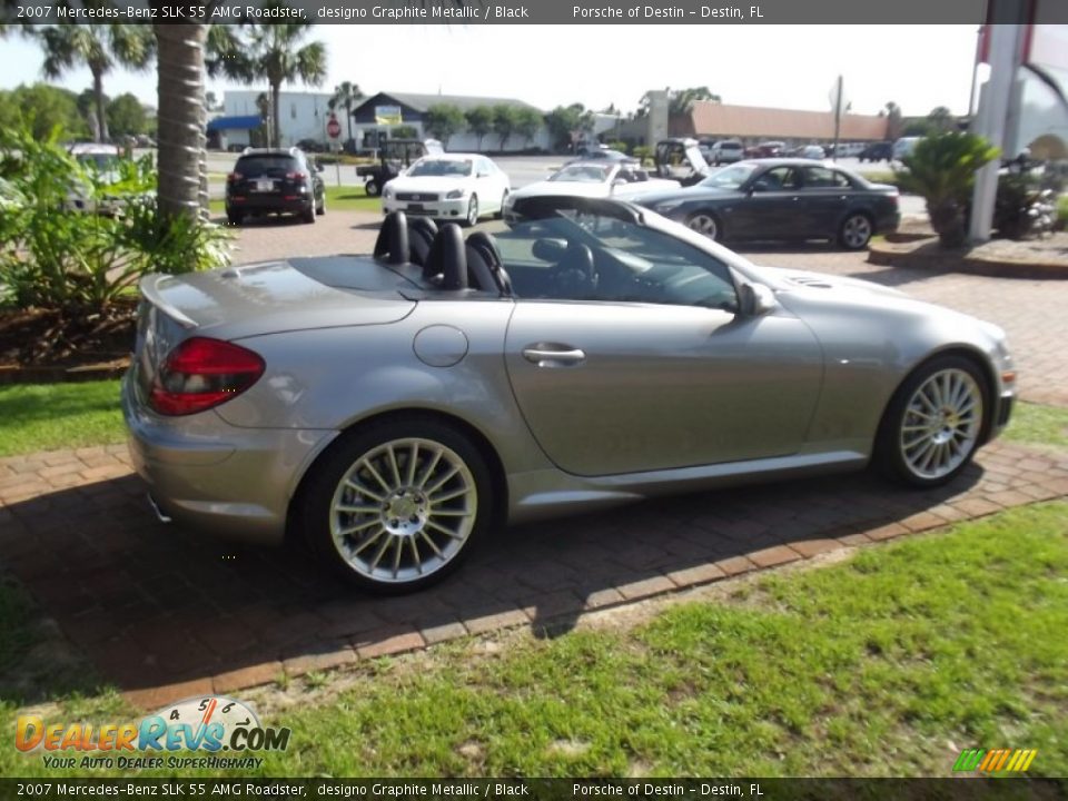designo Graphite Metallic 2007 Mercedes-Benz SLK 55 AMG Roadster Photo #26
