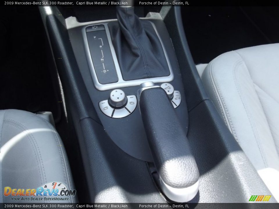 2009 Mercedes-Benz SLK 300 Roadster Capri Blue Metallic / Black/Ash Photo #6