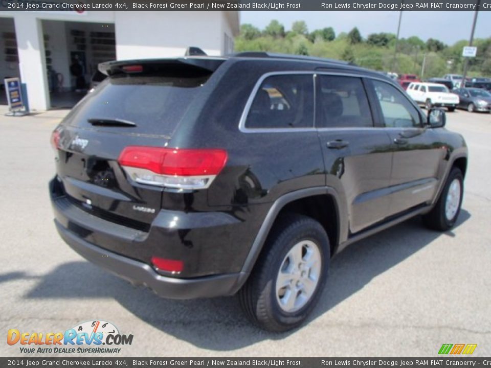 2014 Jeep Grand Cherokee Laredo 4x4 Black Forest Green Pearl / New Zealand Black/Light Frost Photo #6